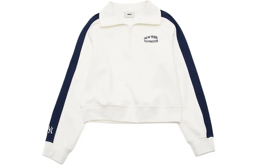 MLB SS24 New York Yankees Sweatshirt Women's Ivory