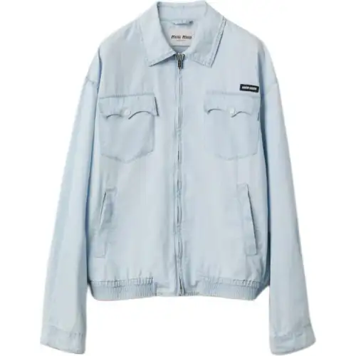 Miu Miu Chambray blouson jacket