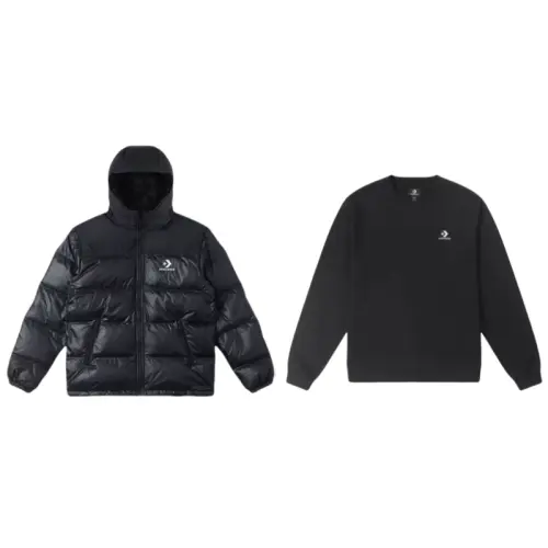 Converse Casual Sportswear Unisex Black