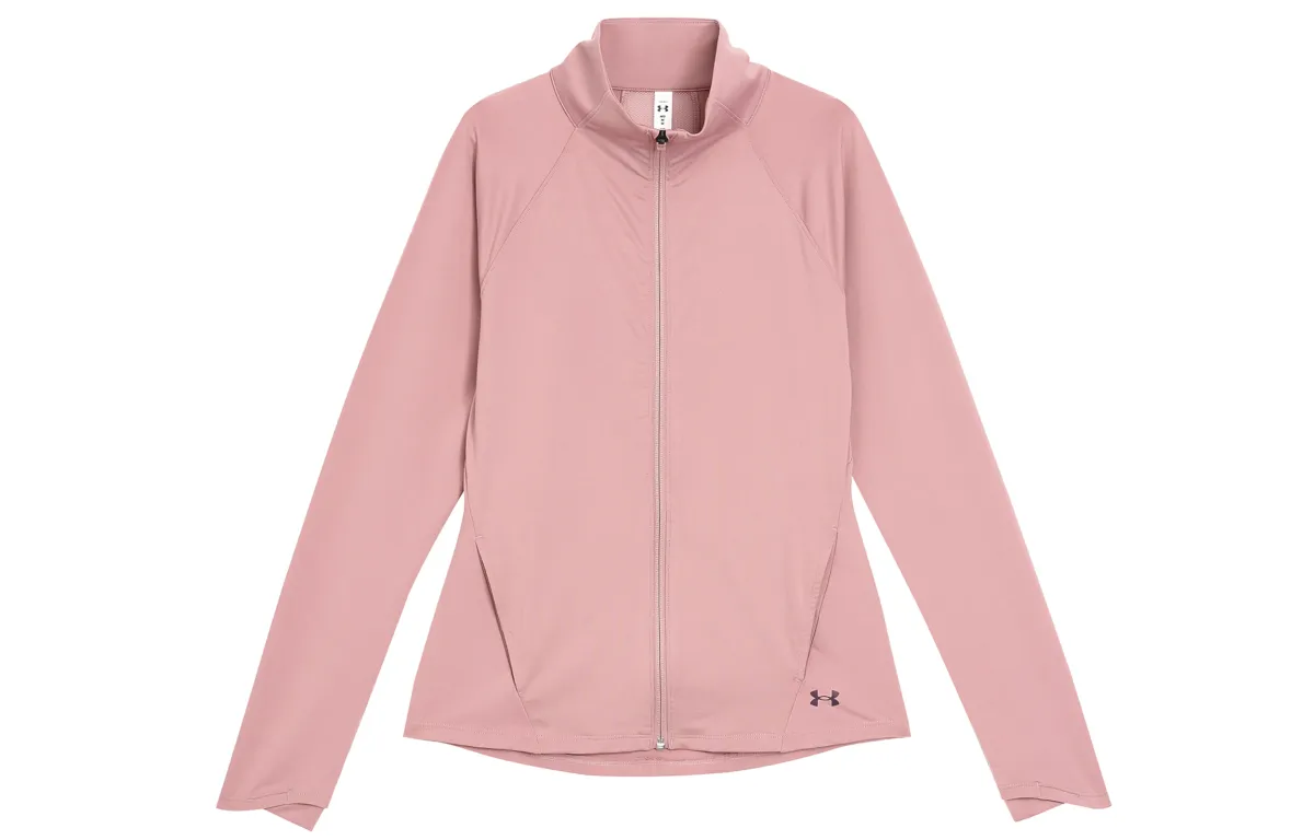 Under Armour RUSH Jackets Women's Pink Stand Collar Thin Other