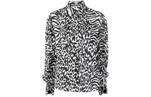Karl Lagerfeld / Karl Lagerfeld Jeans animal-print silk shirt