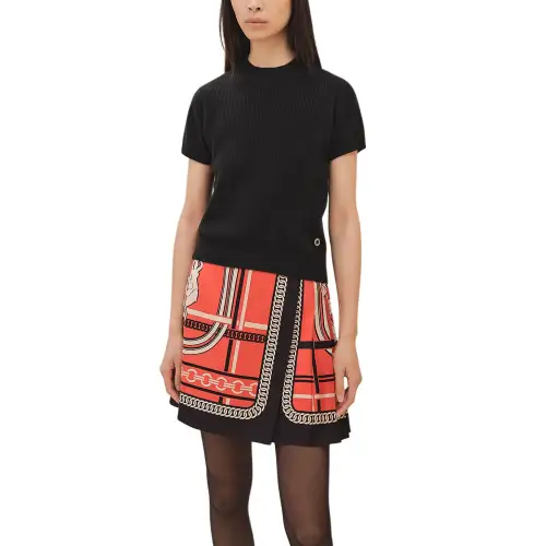 HERMES Cashmere Sweater Women's Black