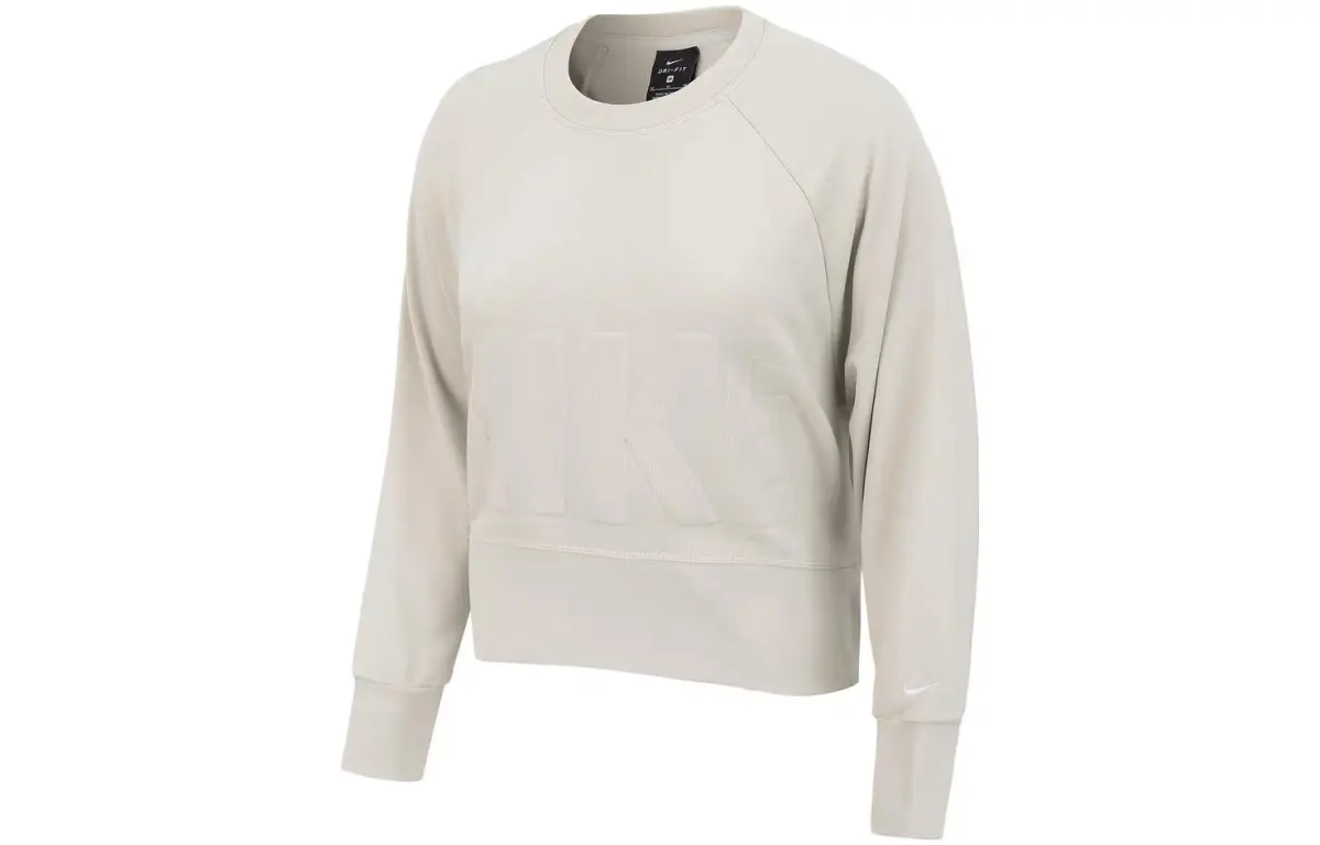Nike TOP VERSA Sweatshirt Women's Ochre Sand/White