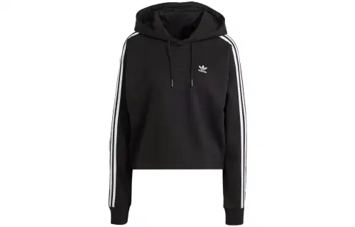Adidas Originals Adicolor 3-Stripes Short Hoodie