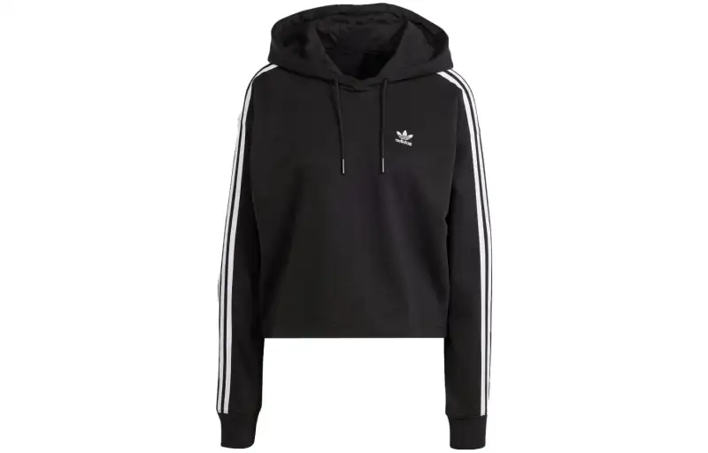 Adidas Originals Adicolor 3-Stripes Short Hoodie