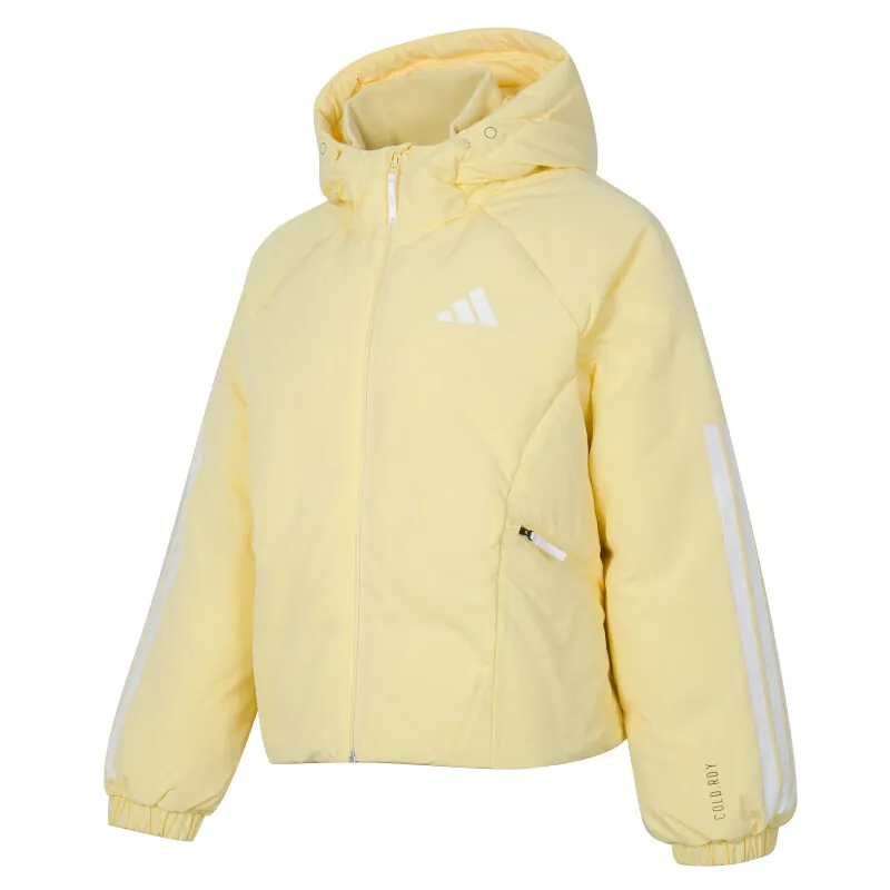 Adidas 3 Stripes Down Jacket Women's Yellow
