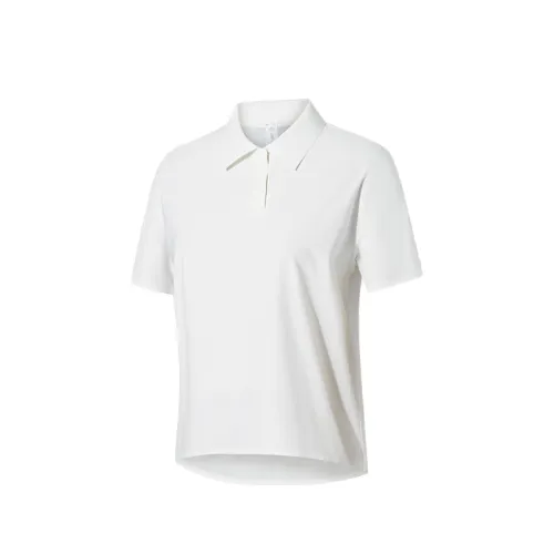 Anta Champion All Weather Collection Polo Shirt Women's Papyrus White