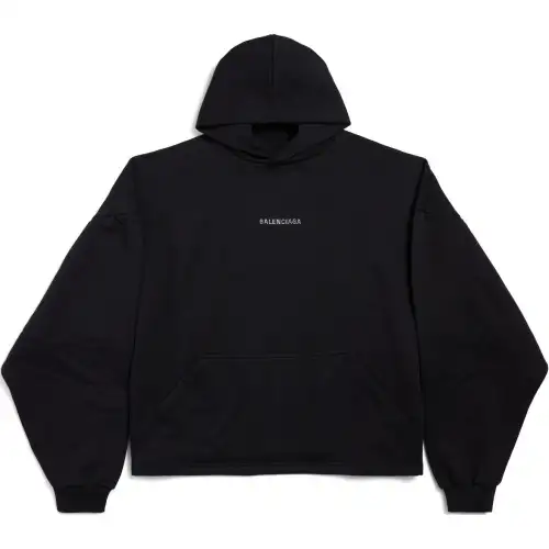 Balenciaga Logo Embellished Hoodie