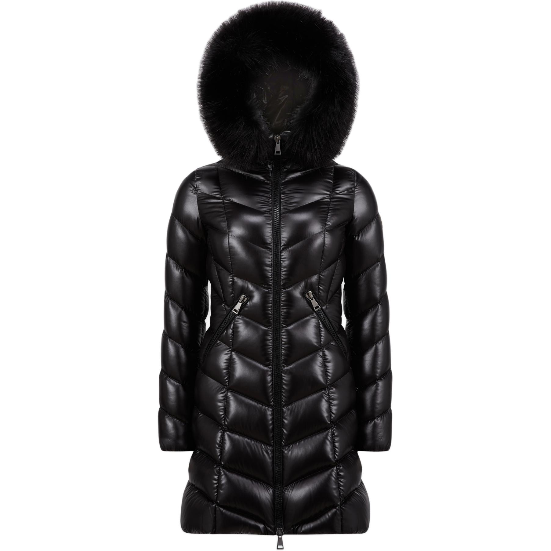 Женский пуховик Moncler Fulmarus (черный)