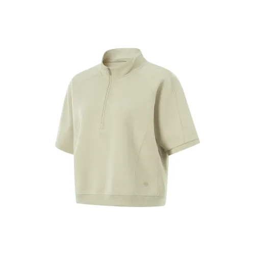 Li Ning Fitness Series Polo Shirt Women's Khaki