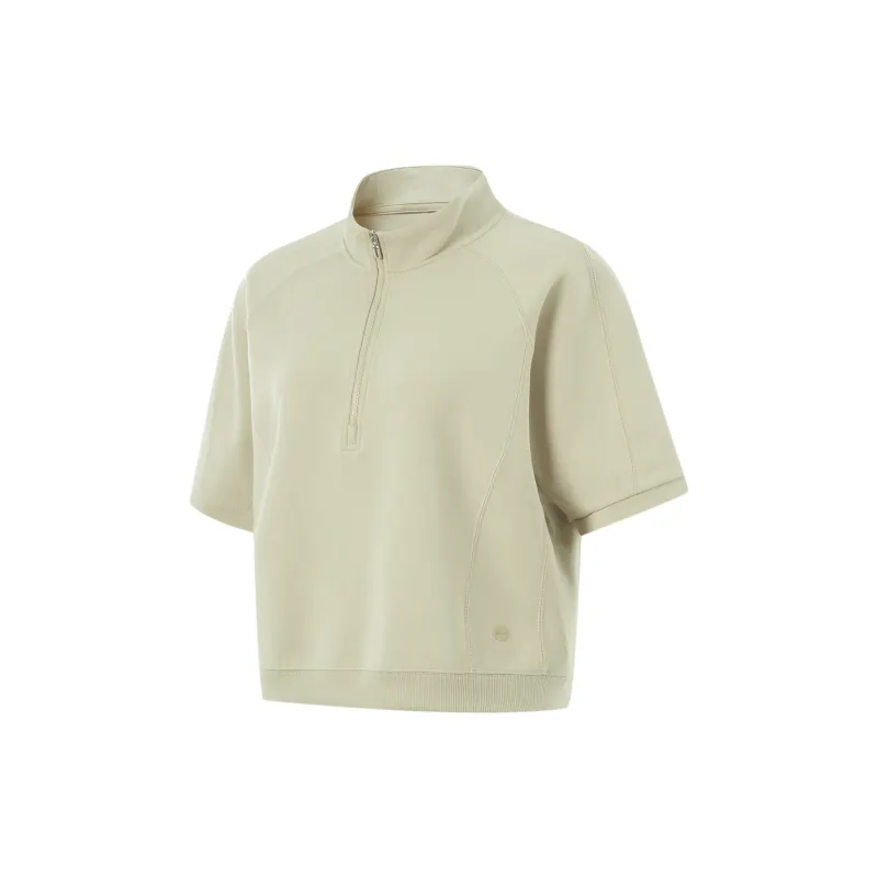 Li Ning Fitness Series Polo Shirt Women's Khaki