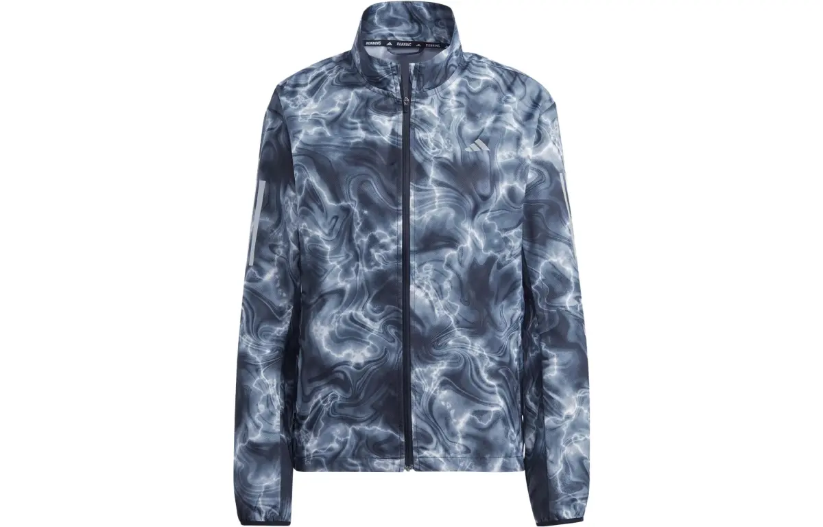 Adidas ALLOVER PRINT Jacket Women's Black White