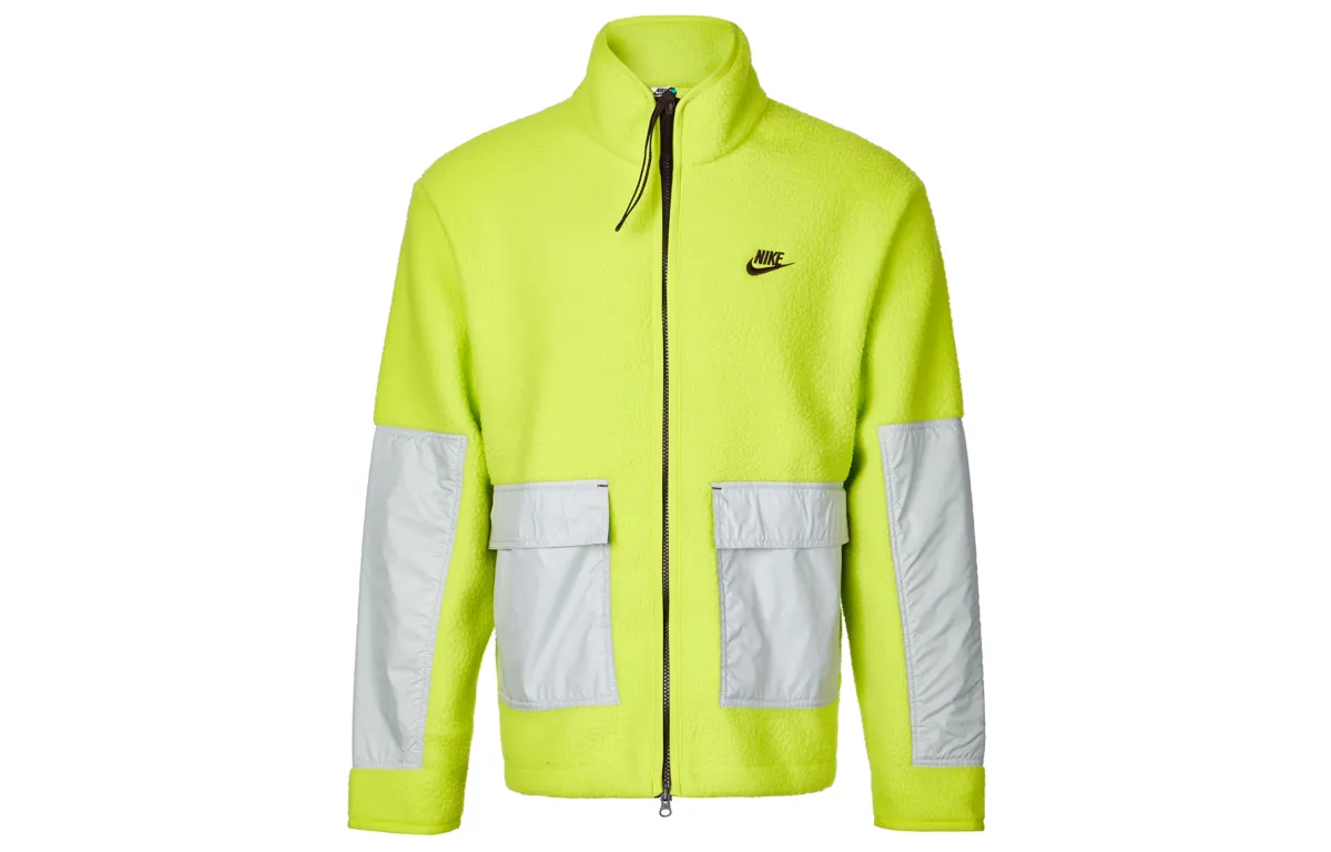 Nike Jackets Men's Green Stand Collar Moderate Other