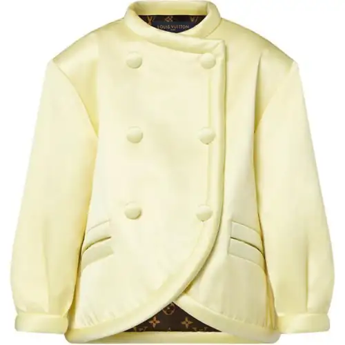 LOUIS VUITTON Double-Breasted Duchesse Jacket