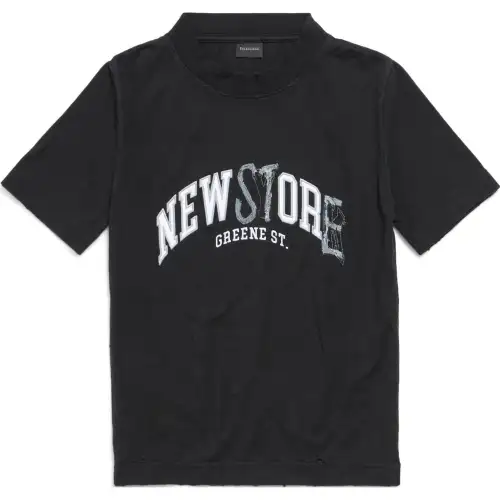 Balenciaga FW24 Regular T Shirt Women's Black Slim Fit