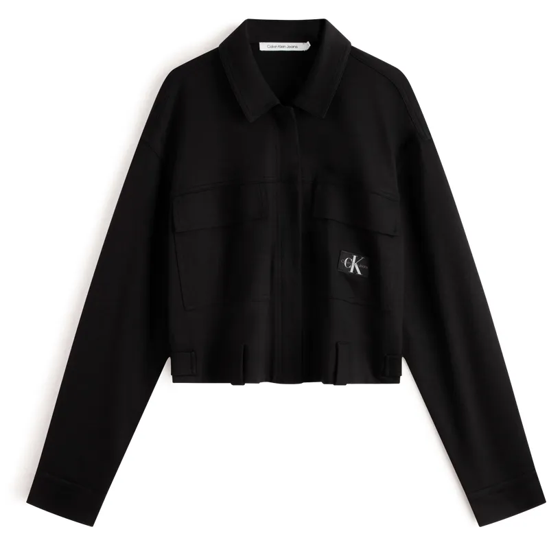 Calvin Klein Knitwear Women's Lapel Moderate Straight Fit