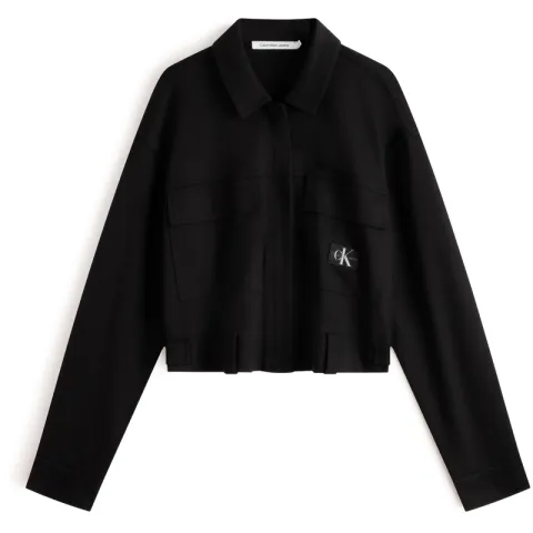 Calvin Klein Knitwear Women's Lapel Moderate Straight Fit