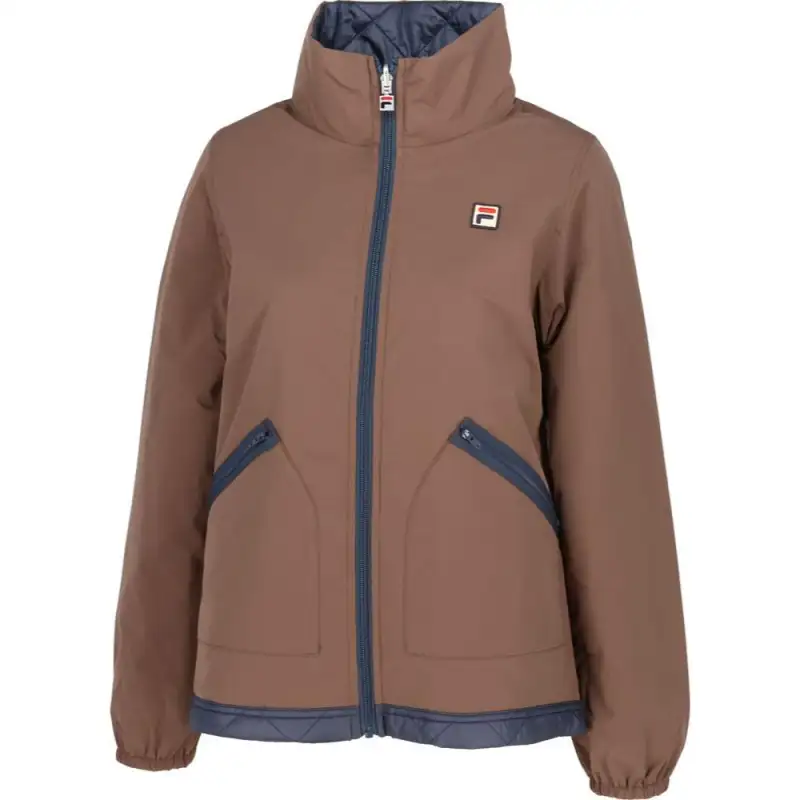 FILA Jackets Women's Brown Stand Collar Moderate Other