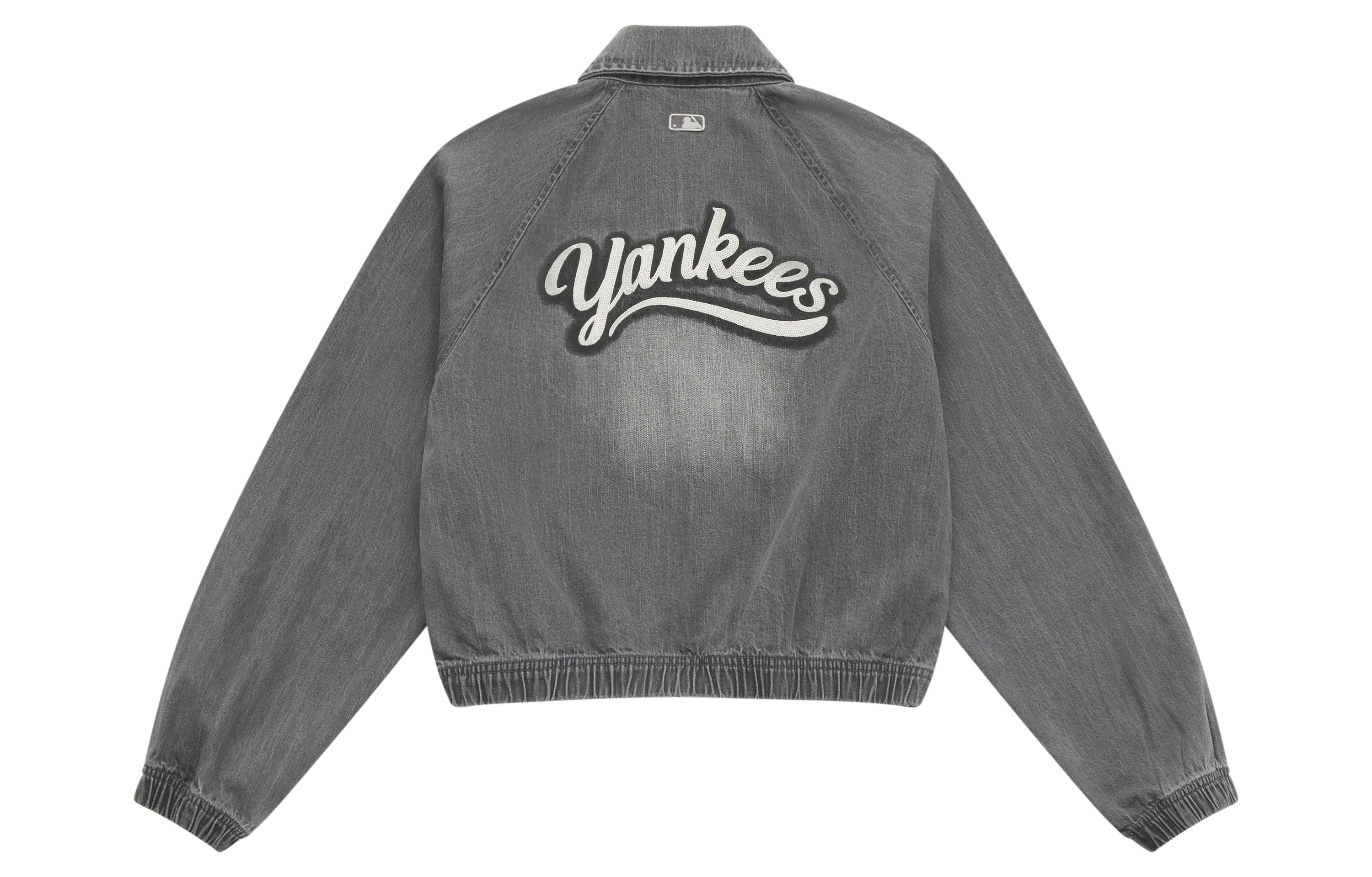 Женская куртка MLB NY Yankees Denim (серая)