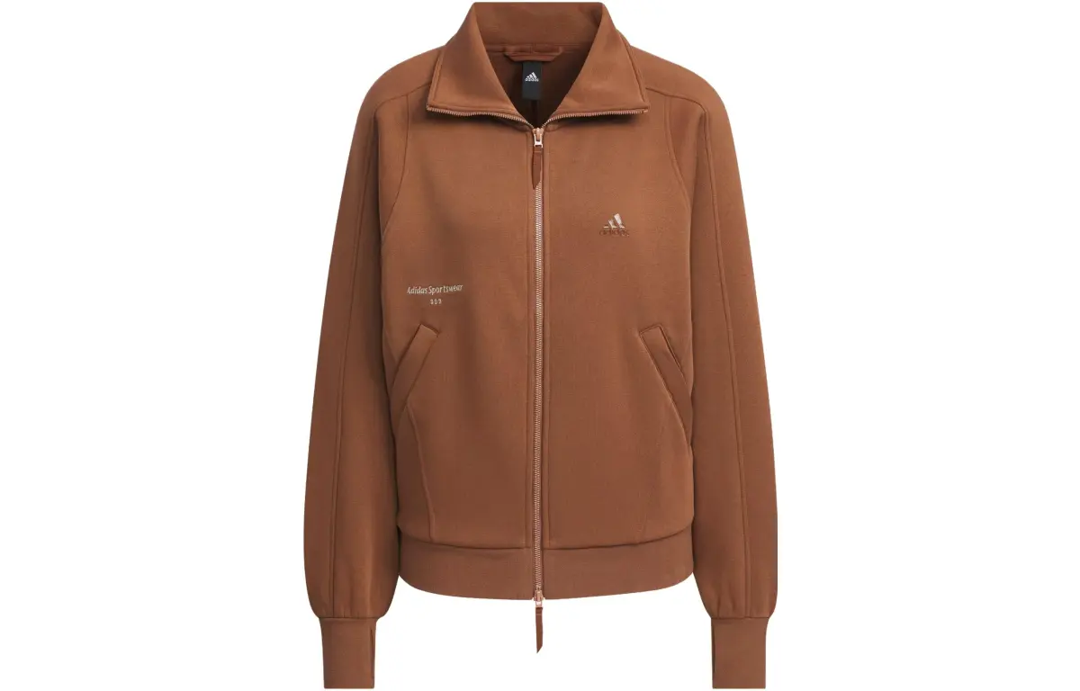 Adidas Jackets Women's Brown Stand Collar Thickened Other