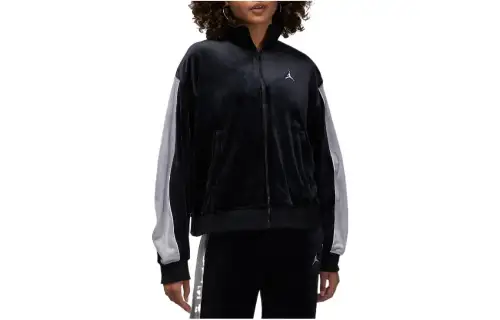 Jordan Jackets Women's Black Stand Collar Moderate Other