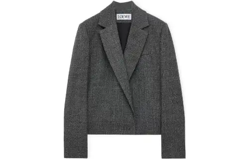 LOEWE Jackets Women's Black Suit Collar Moderate Other