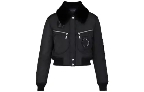 LOUIS VUITTON Jackets & Coats Women's Black