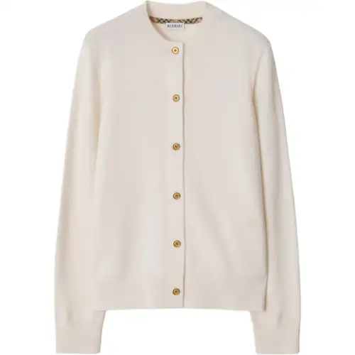 Burberry SS25 Cashmere Sweater Women's Chalk