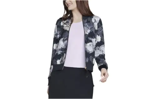 Skechers Jacket Sweatshirt Women's Black White Gray