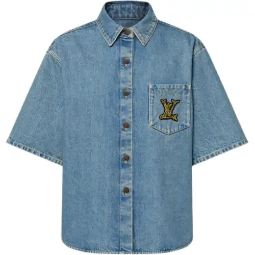 LOUIS VUITTON SS25 Shirt Women's Blue
