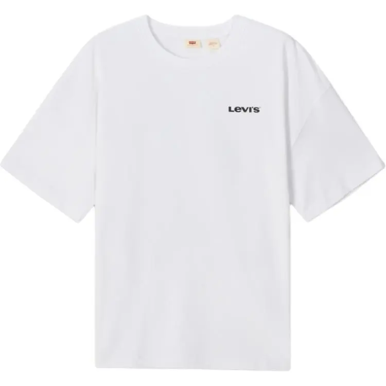 Levi's T-Shirts Men's White Crew Neck Moderate