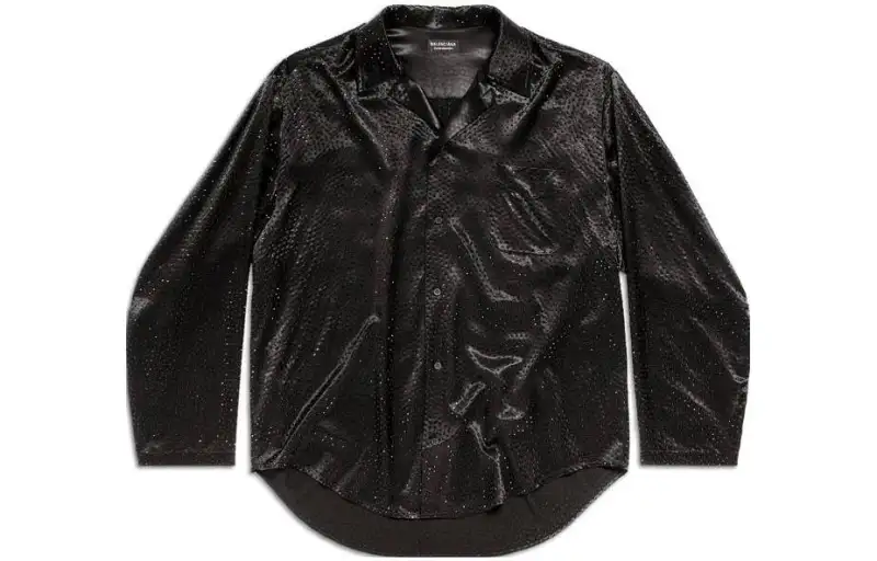 Balenciaga Rhinestone Embellished Shirt
