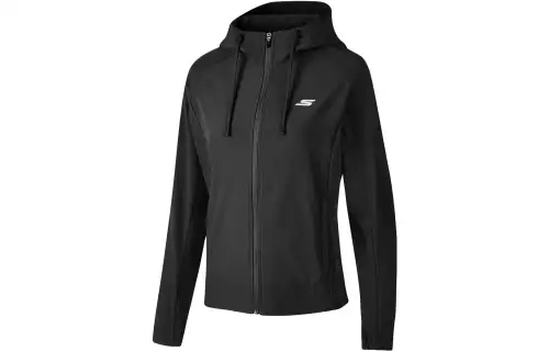 Skechers Jackets Women's Carbon Black/0018 Hooded Moderate Other