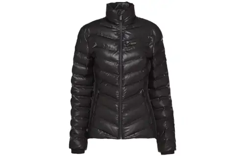 PRADA Jackets Women's Black Stand Collar Moderate Other