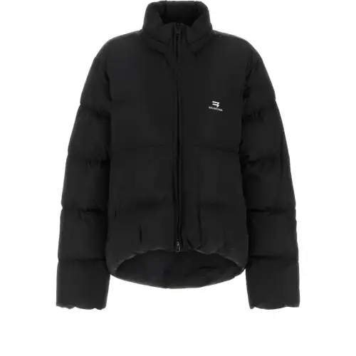Balenciaga Zip Up Long Sleeved Down Jacket