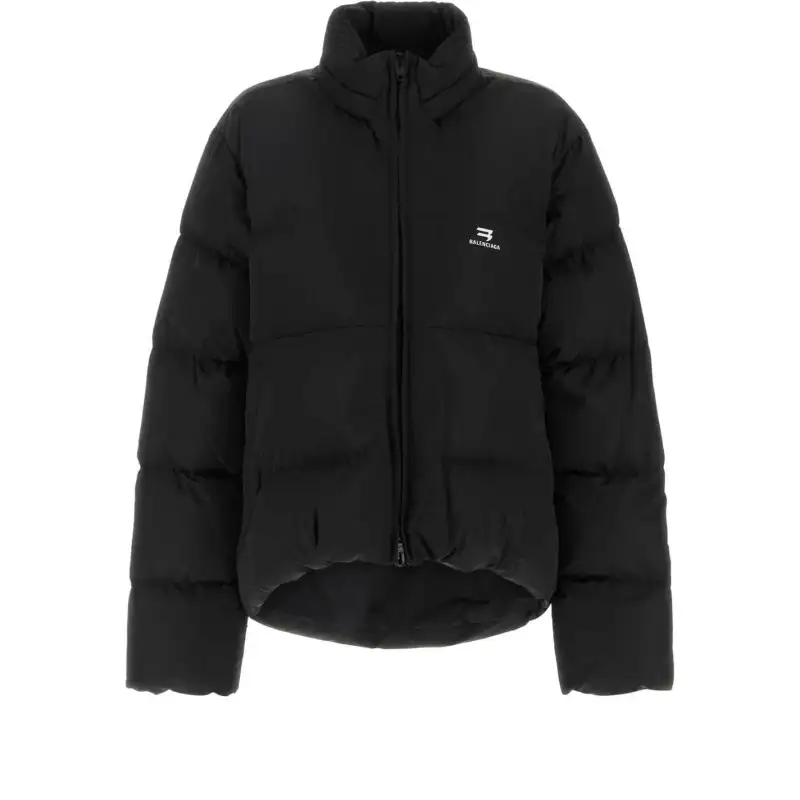 Balenciaga Zip Up Long Sleeved Down Jacket