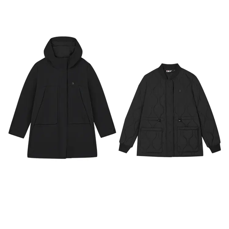 FILA Jacket Women's 2 Pack Jet Black
