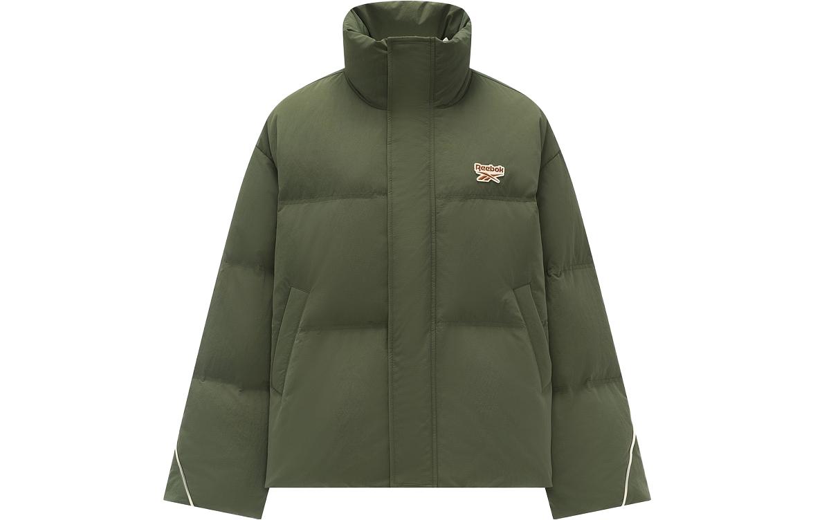 Reebok Down Jackets Women's Dark Army Green Fleece Lined Other