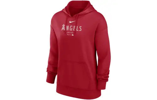 Nike Los Angeles Angels Authentic Collection Practice Sweatshirt Women's Red