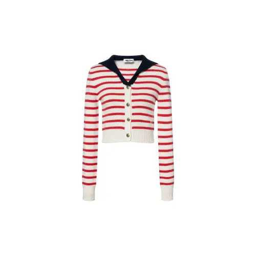 MIU MIU SS24 Knitwear Women's Ecru