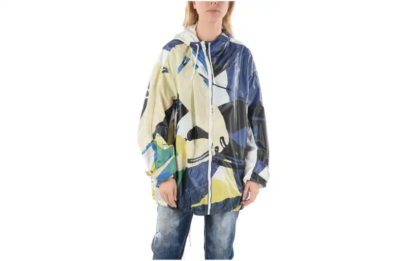 DIOR Jackets Women's Multicolor Hooded Moderate Other