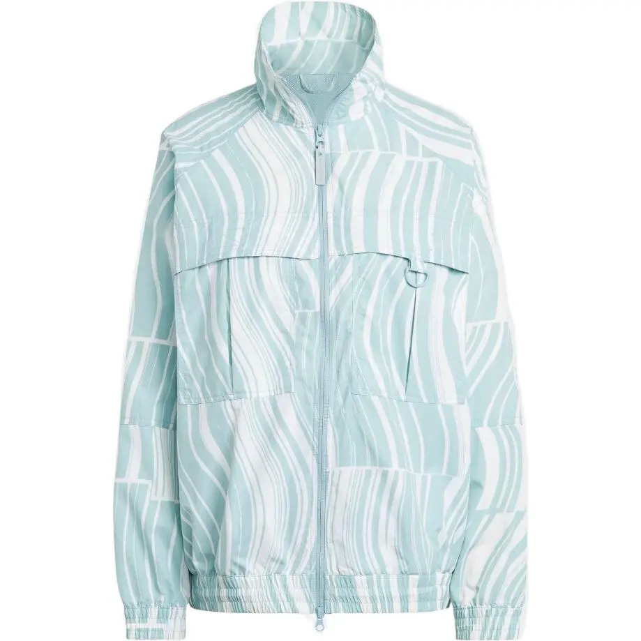 Adidas X Stella McCartney Jackets Women's White Stand Collar Moderate Other