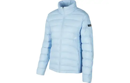 Skechers Down Jackets Women's Moon White Blue/02P8 Stand Collar Moderate Down Jacket