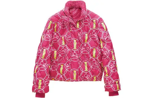 HERMES FW22 Down Jacket Women's Peach Pink