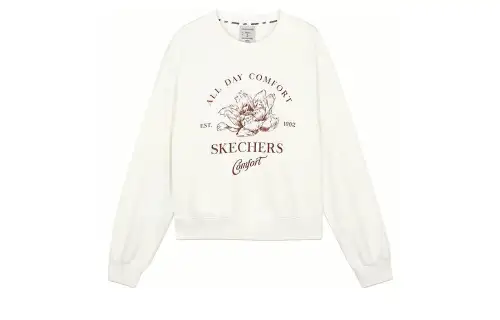 Skechers Sweatshirt Women's Marshmallow White