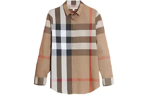 Burberry Shirt Women's Brown Gray