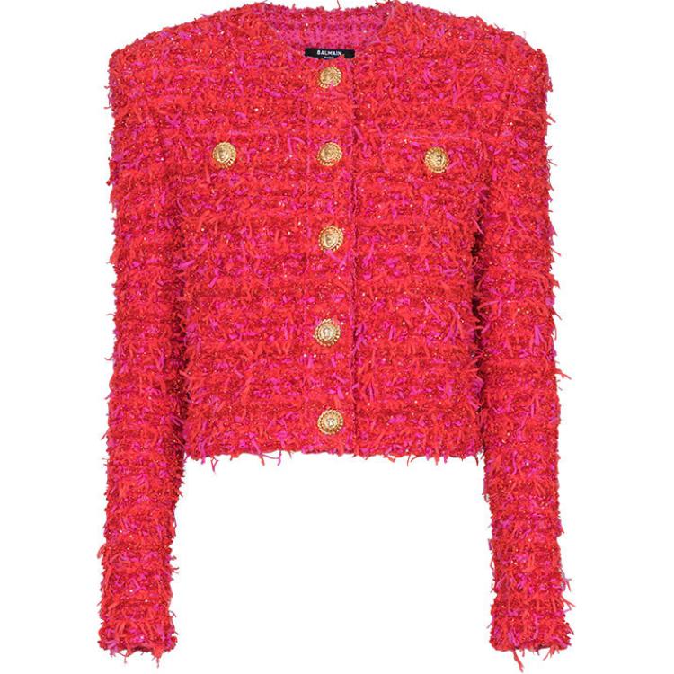 Женская куртка BALMAIN BALMAIN FW24 (красная)