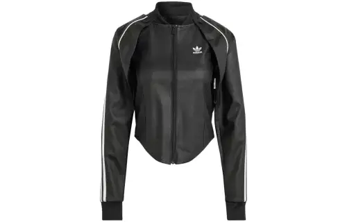 Adidas Originals Jackets Women's Black Crew Neck Moderate Other