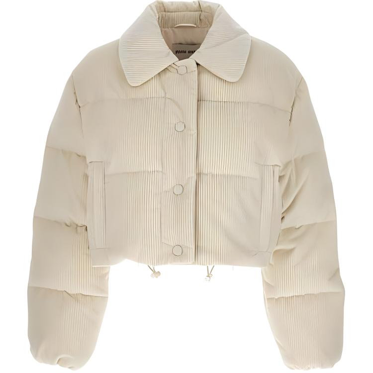 MIU MIU SS23 Down Jacket Women's White