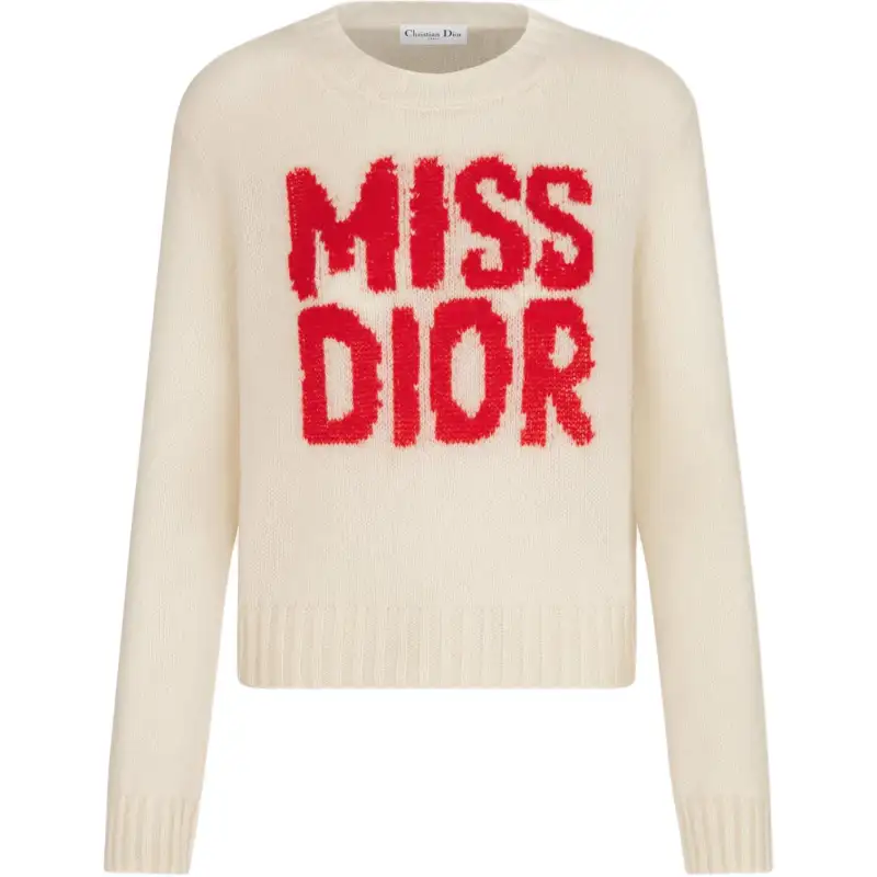DIOR Miss Dior Cashmere Sweater Women's Light Umber